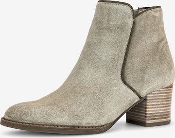 GABOR Ankle Boots in Beige: front