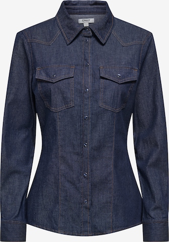 ONLY - Blusa 'ONLOLIVIA' en azul: frente