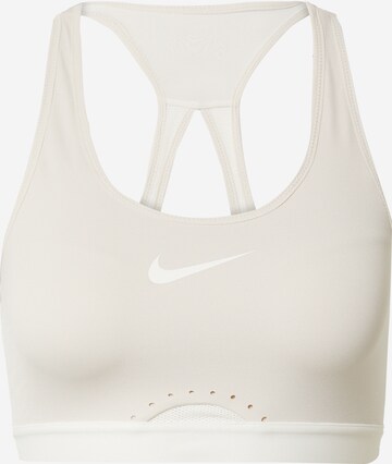 NIKE Bustier Sportmelltartók - bézs: elől