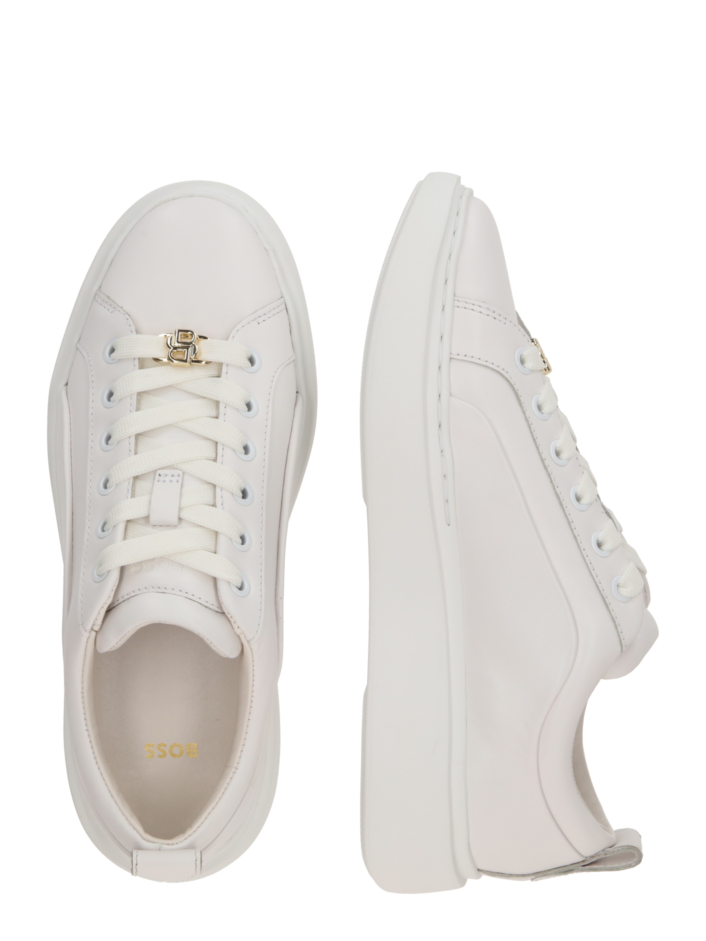 Baskets basses 'Amber_Tenn' BOSS en blanc