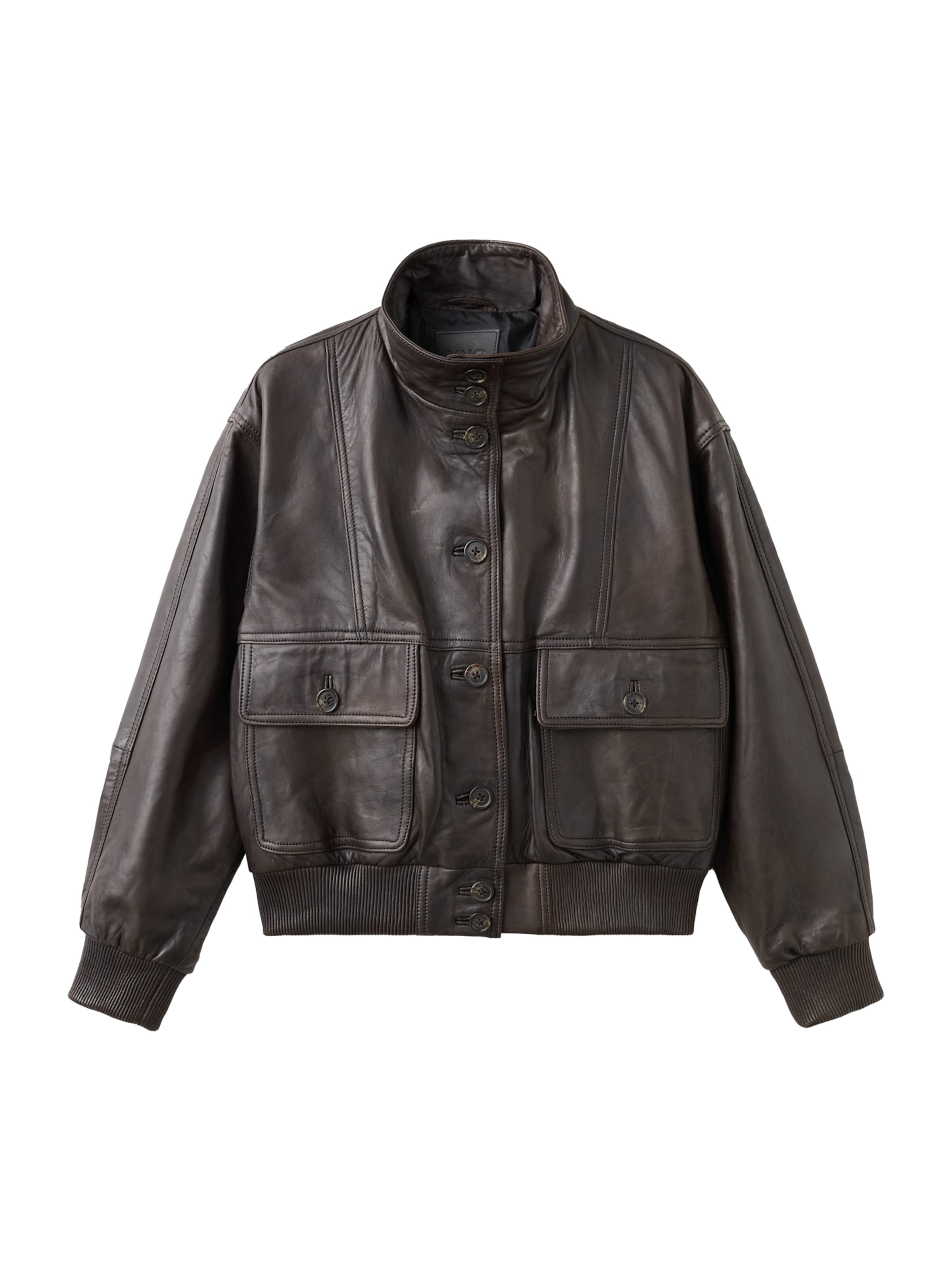 MANGO Between-season jacket 'HARRIN' in Brown: front
