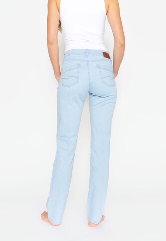 Angels Regular Straight-Leg Jeans 'Dolly' in Blau