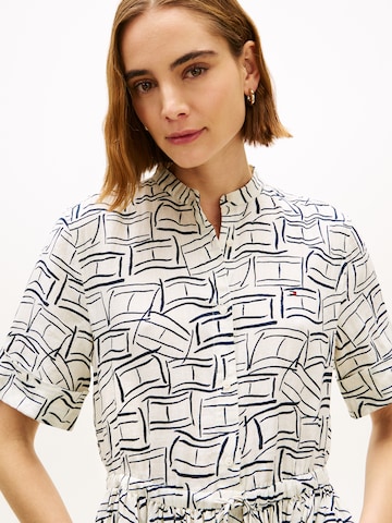 TOMMY HILFIGER Košeľové šaty 'ESS' - Biela