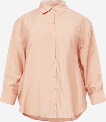 Z-One Blouse 'Ch44iara' in Beige: voorkant