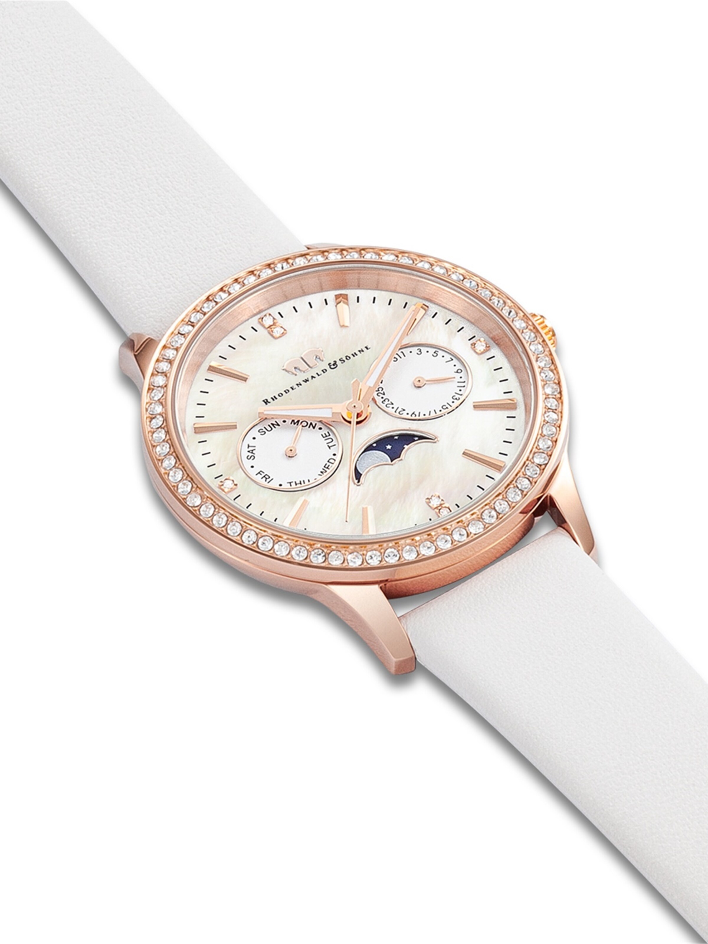 Rhodenwald & Söhne Analoguhr in Gold