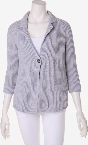 REPEAT Cashmere Sweater & Cardigan in S in Grey: front