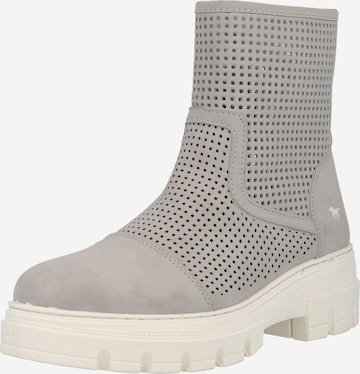 MUSTANG Ankle Boots in Grey: front