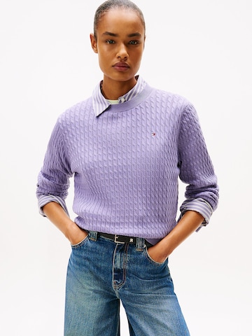 TOMMY HILFIGER Sweater in Purple: front