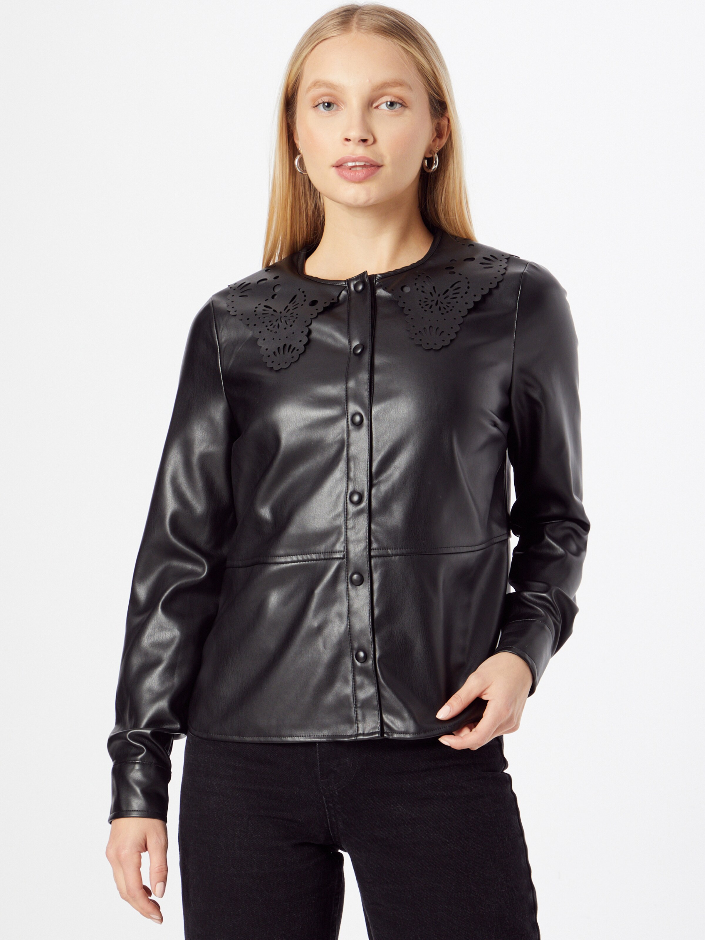 Frauen Große Größen VERO MODA Bluse 'SOLAHERA' in Schwarz - KC92235 Frauen Große Größen VERO MODA Bluse 'SOLAHERA' in Schwarz - KC92235