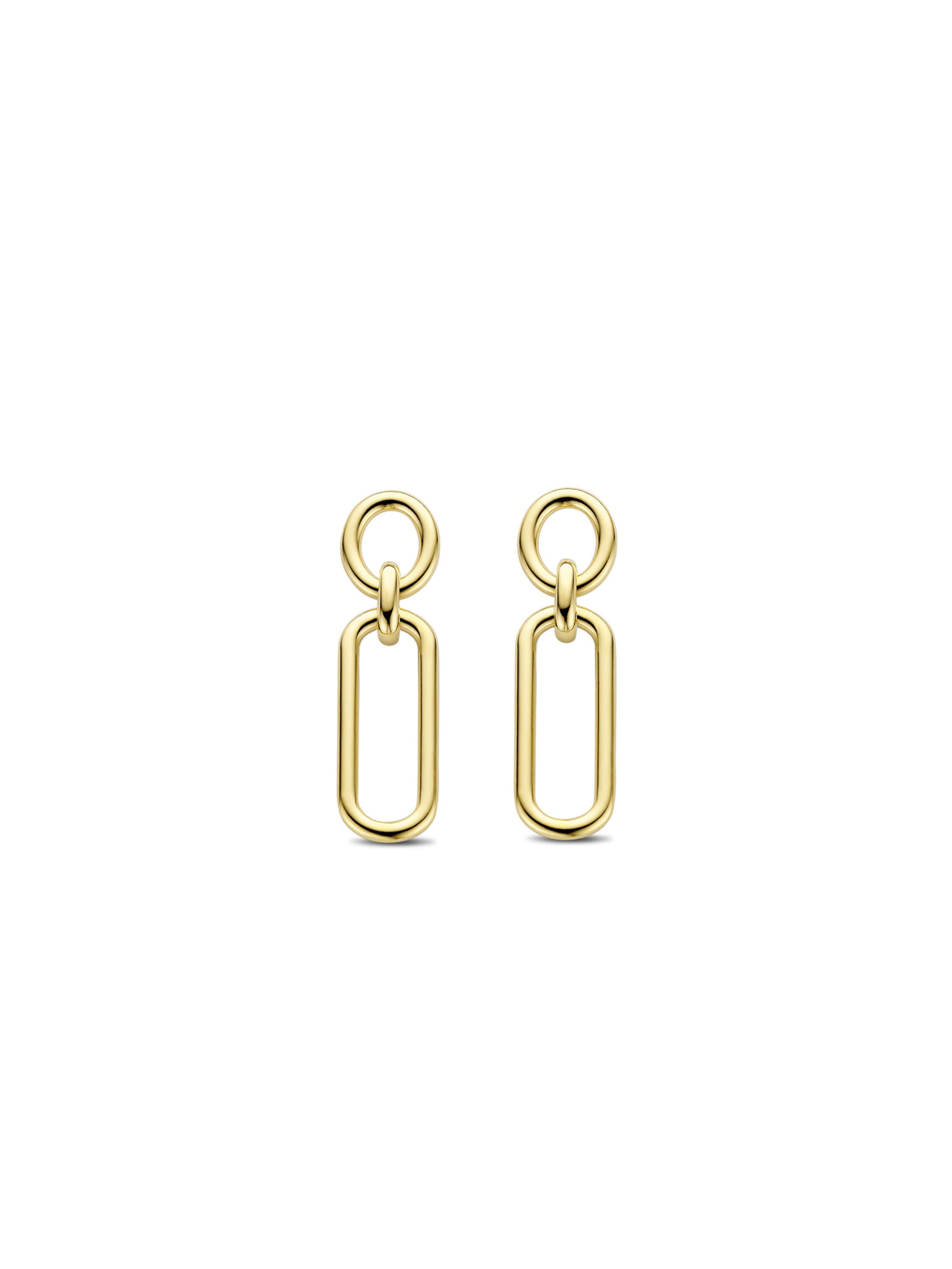 Ti Sento Milano Ohrringe in Gold: Vorderseite