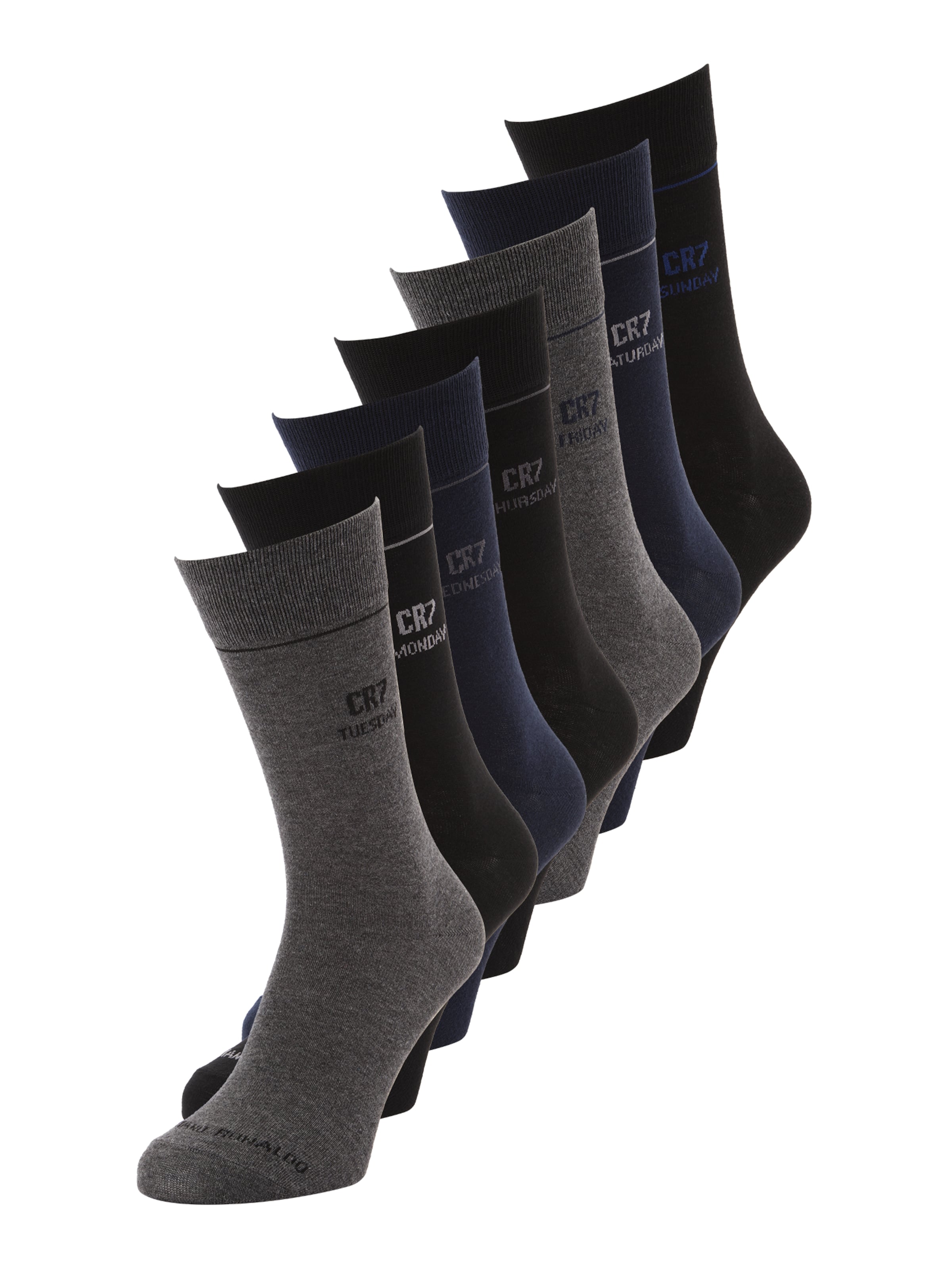 CR7 - Cristiano Ronaldo - Calcetines en azul: frente