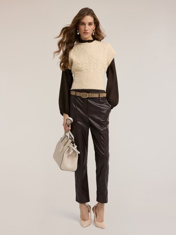 MOTIVI - Jersey en beige
