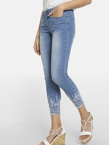 bonprix Skinny Jeans in Blau