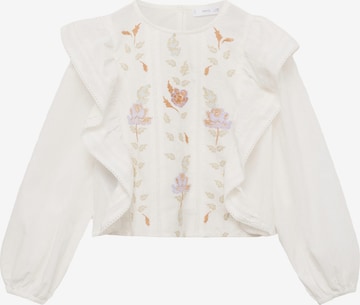 MANGO KIDS Pusero 'VIVIANA' värissä valkoinen: etupuoli