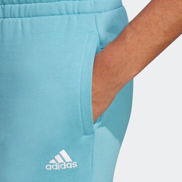 ADIDAS SPORTSWEAR Zúžený Sportovní kalhoty 'Essentials' – modrá