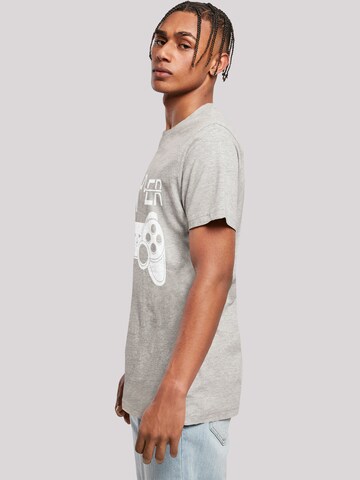 F4NT4STIC Shirt 'Gamer Heartbeat' in Grey