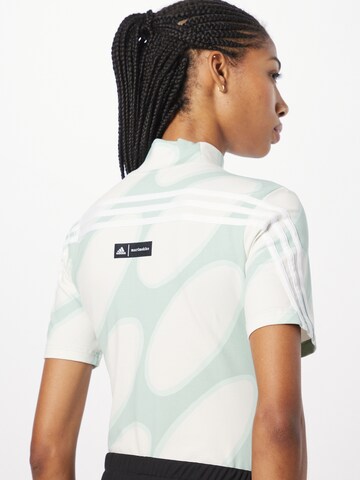 ADIDAS SPORTSWEAR Athletic Bodysuit 'Marimekko Future Icons Three Stripes' in White