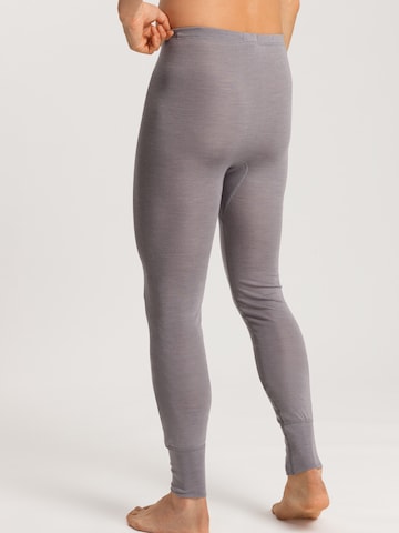 Hanro Lange Unterhose ' Woolen Silk ' in Grau