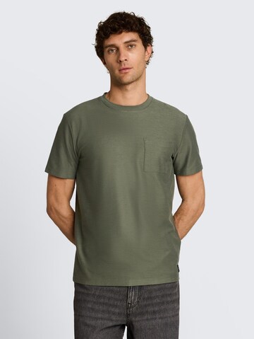 TOM TAILOR DENIM Shirt in Groen: voorkant