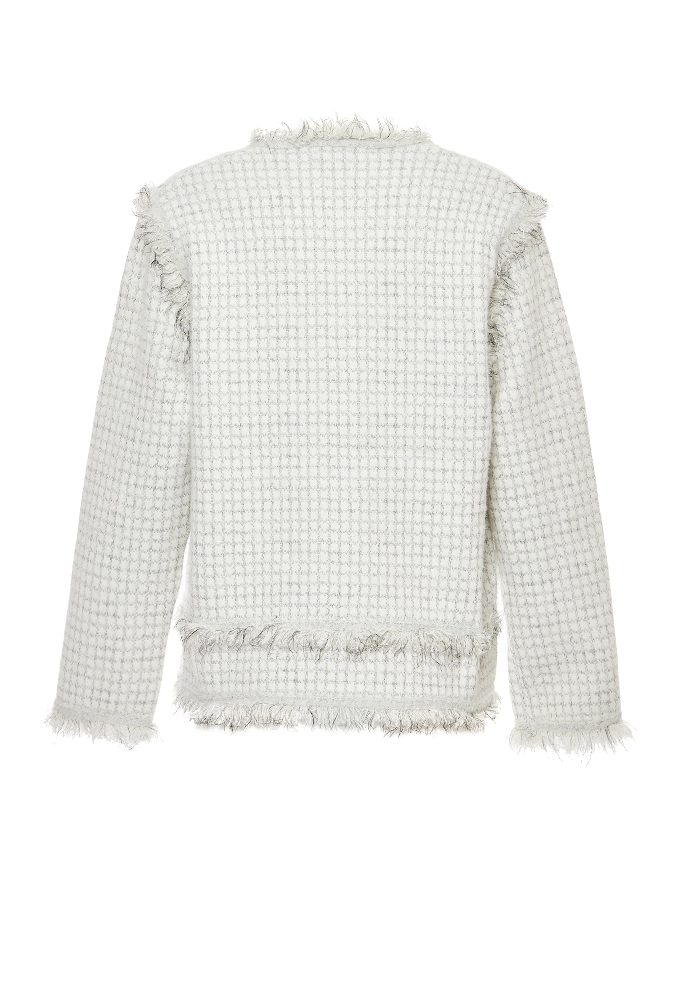 ALARY Knit cardigan in White