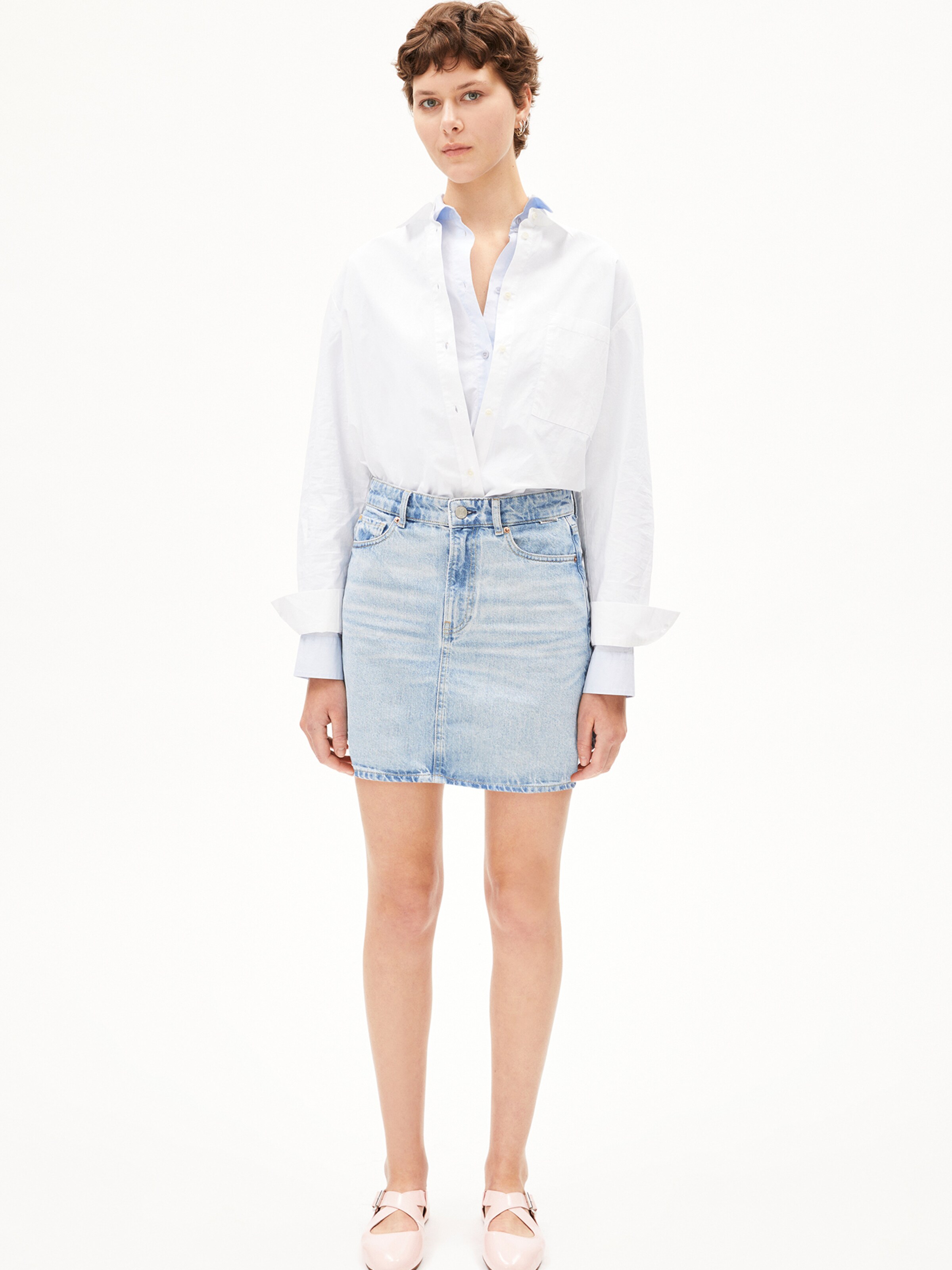 ARMEDANGELS Jeansrock 'AACUMERI' in Blau