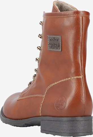 Rieker Lace-up bootie in Brown