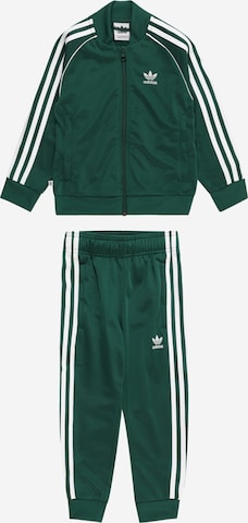 ADIDAS ORIGINALS Sweatsuit 'Adicolor Sst' in Green: front