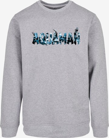 ABSOLUTE CULT Sweatshirt 'Aquaman' in Grau: predná strana