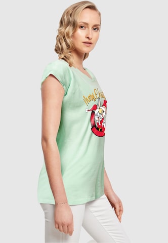 ABSOLUTE CULT T-Shirt 'Looney Tunes - Lola Merry Christmas' in Grün