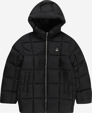 UNITED COLORS OF BENETTON Winter jacket in Black: front