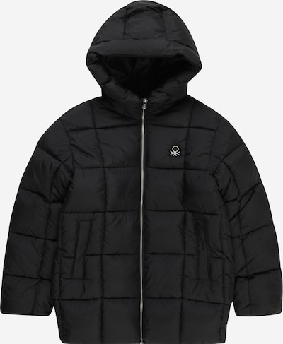 UNITED COLORS OF BENETTON Zimska jakna u crna / bijela, Pregled proizvoda