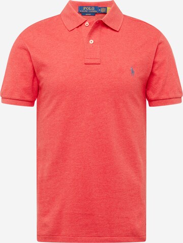 T-Shirt Polo Ralph Lauren en rose : devant