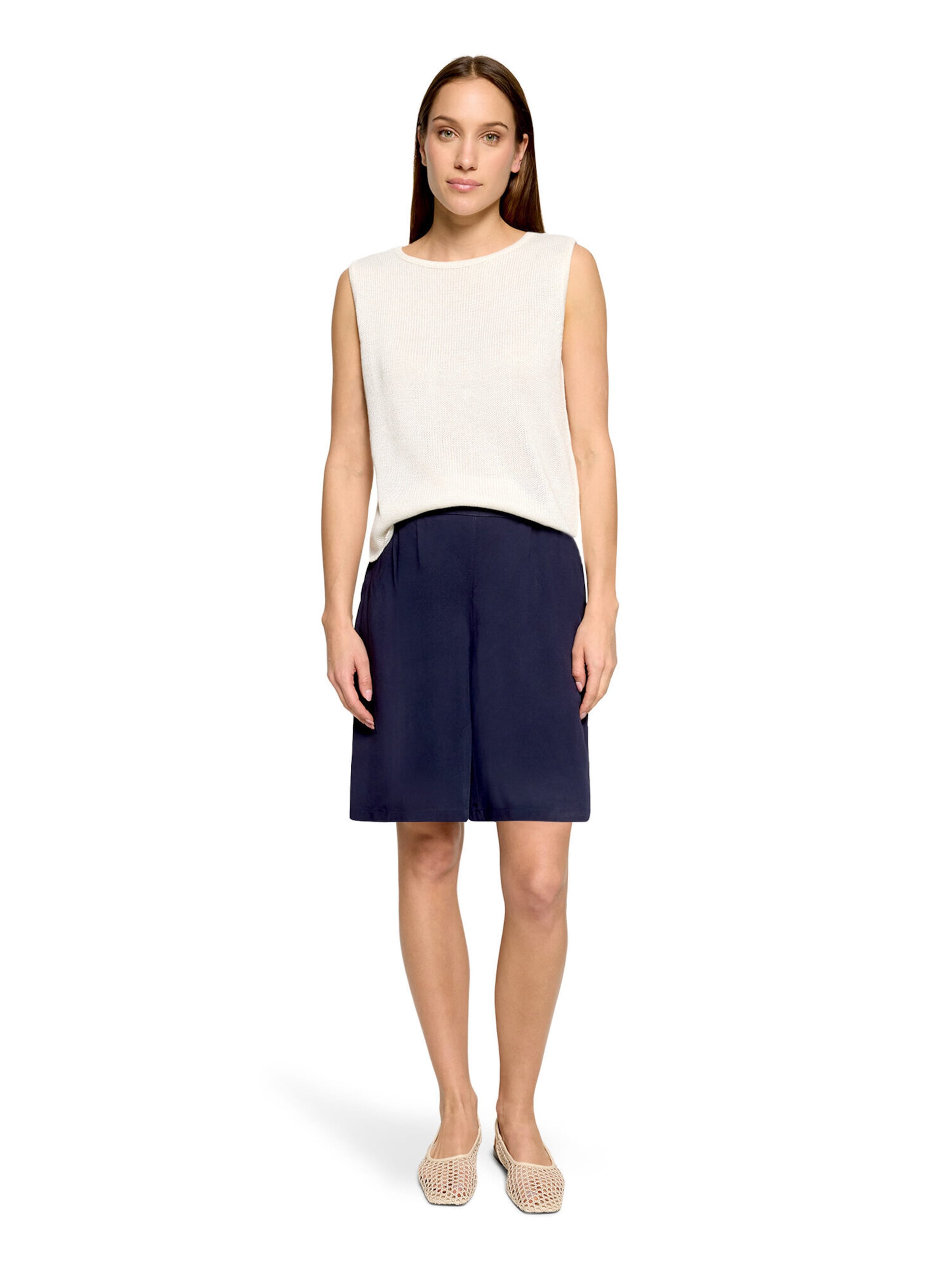 Betty Barclay Loosefit Broek in Blauw: voorkant
