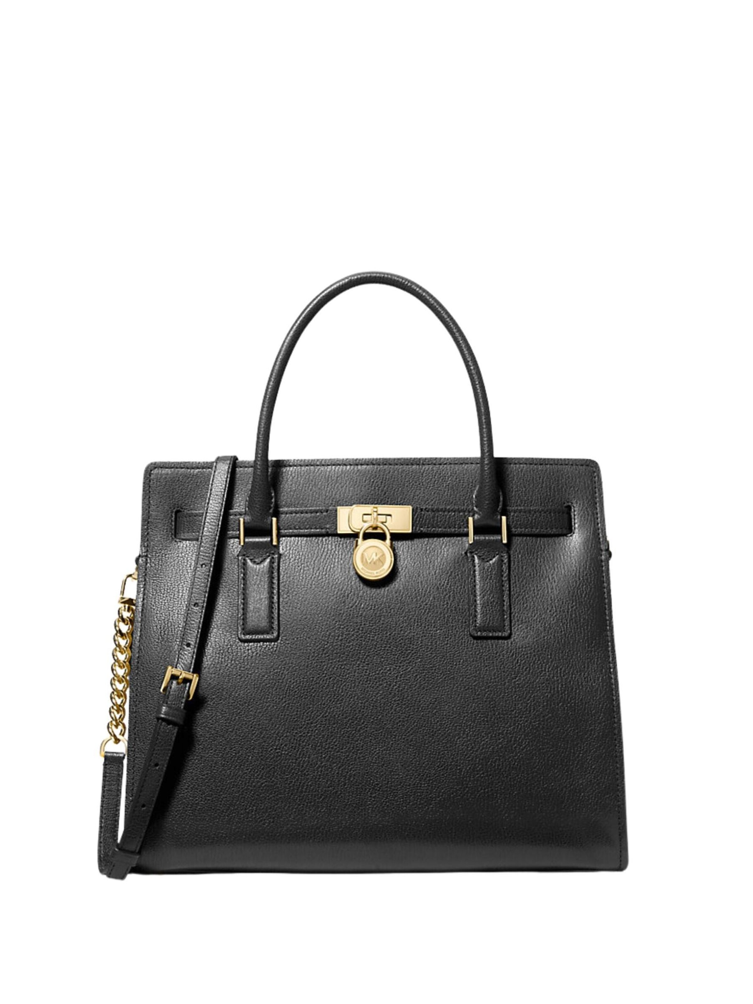Michael Kors Torba na ramię 'HAMILTON MODERNE TOTE' w kolorze czarny: przód