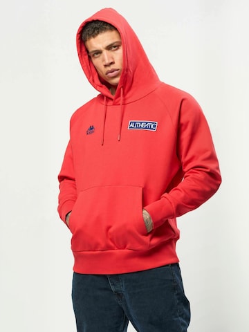 KAPPA Pullover ' KUAuthentic Origin ' i rød: forside