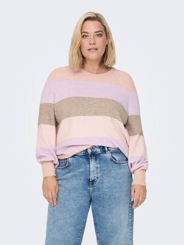 ONLY Carmakoma Sweater 'DARIA' in Mixed colors: front