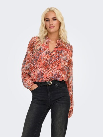 ONLY Blouse 'ONLVIKKI' in Orange: front