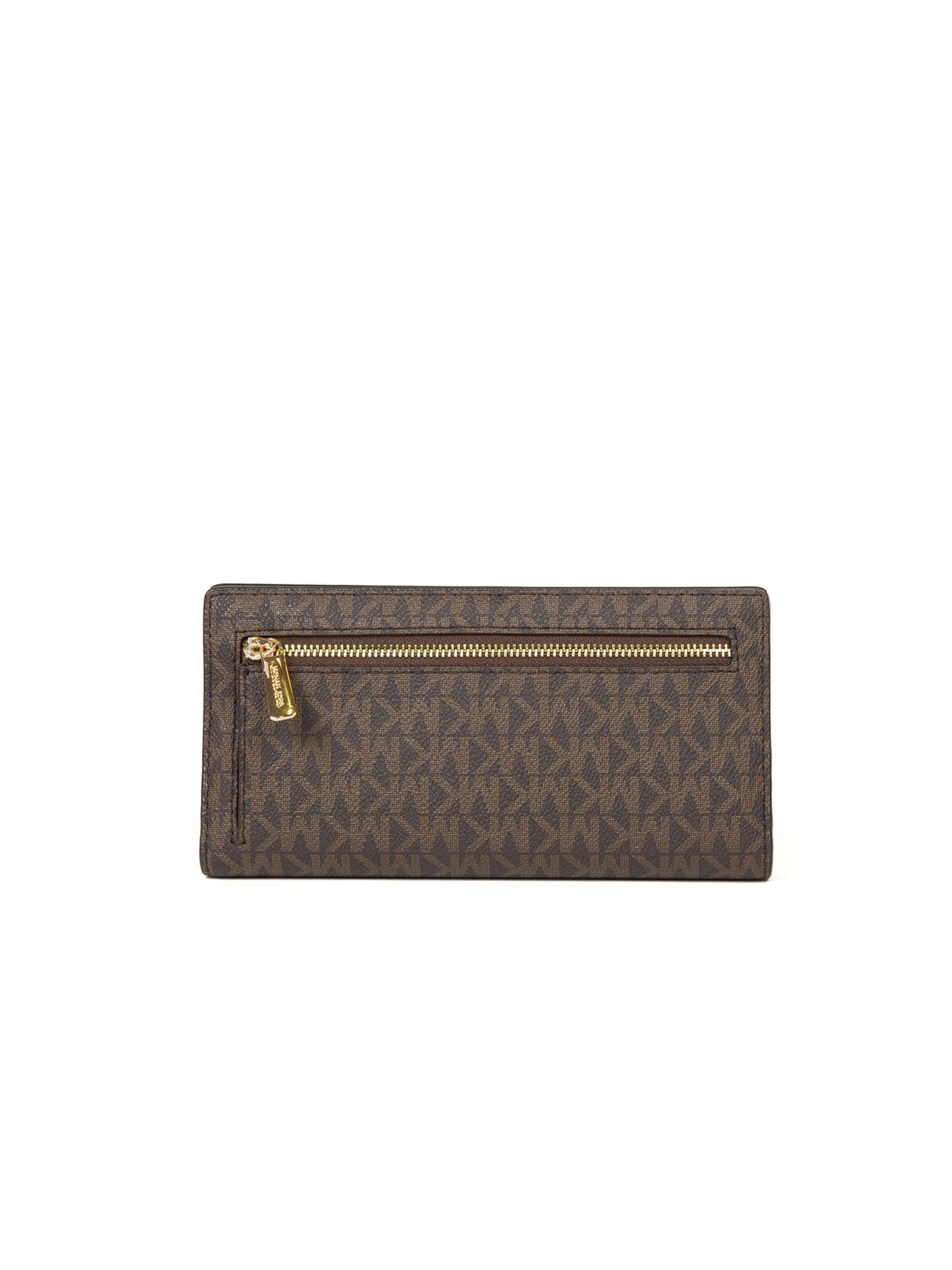 Michael Kors Wallet 'Carson Large Snap Wallet' in Brown