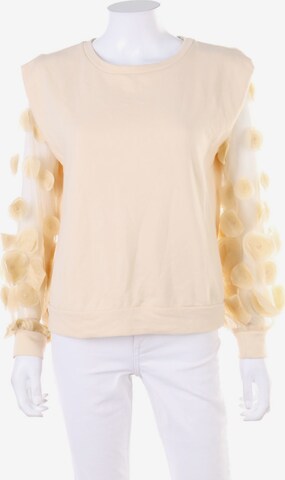 BSB COLLECTION Sweatshirt S in Beige: predná strana