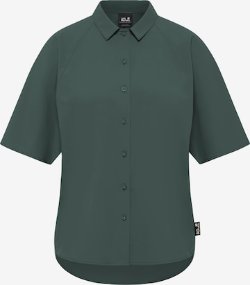 JACK WOLFSKIN Funktionsbluse 'Sierra Quest' in Grün: Vorderseite