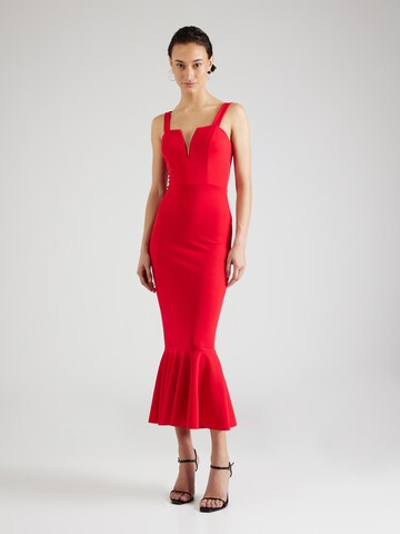 WAL G. Evening dress in Red: front