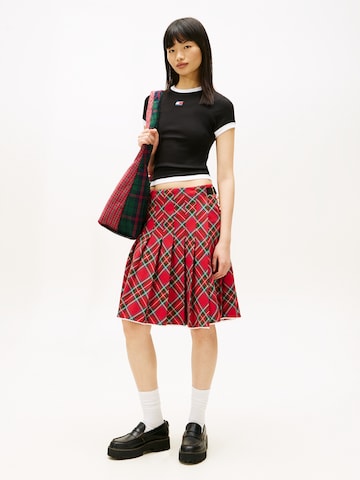 juoda Tommy Jeans Marškinėliai