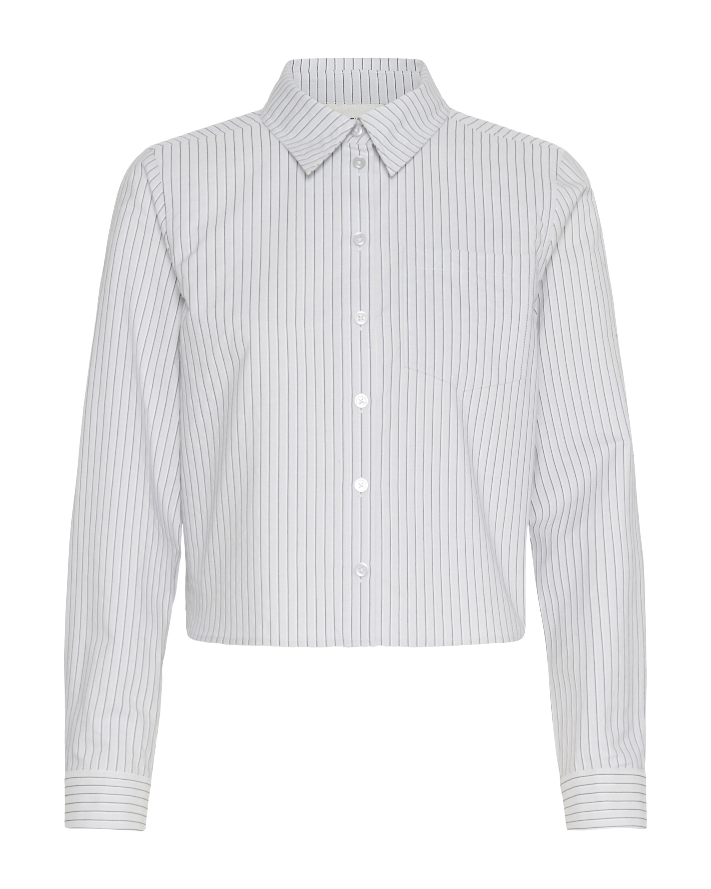 My Essential Wardrobe Bluse 'Jean' i sort / hvid, Produktvisning