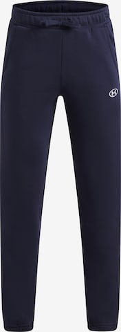 UNDER ARMOUR Tapered Sportbroek 'Rival' in Blauw: voorkant