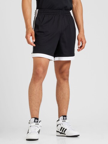 ADIDAS PERFORMANCE Regular Sports trousers 'Mock Eyelet' in Black: front