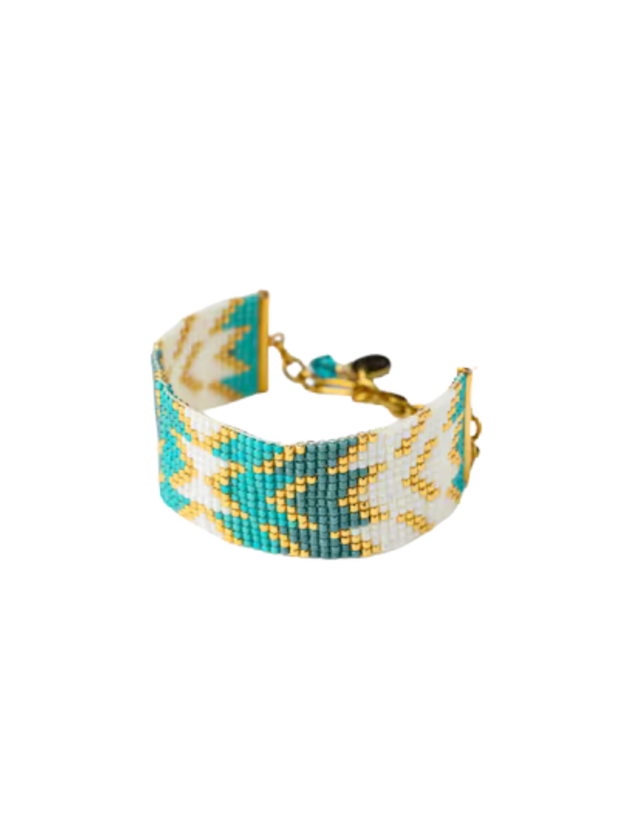 THE GEM STORIES JEWELRY Bracelet in Green: front