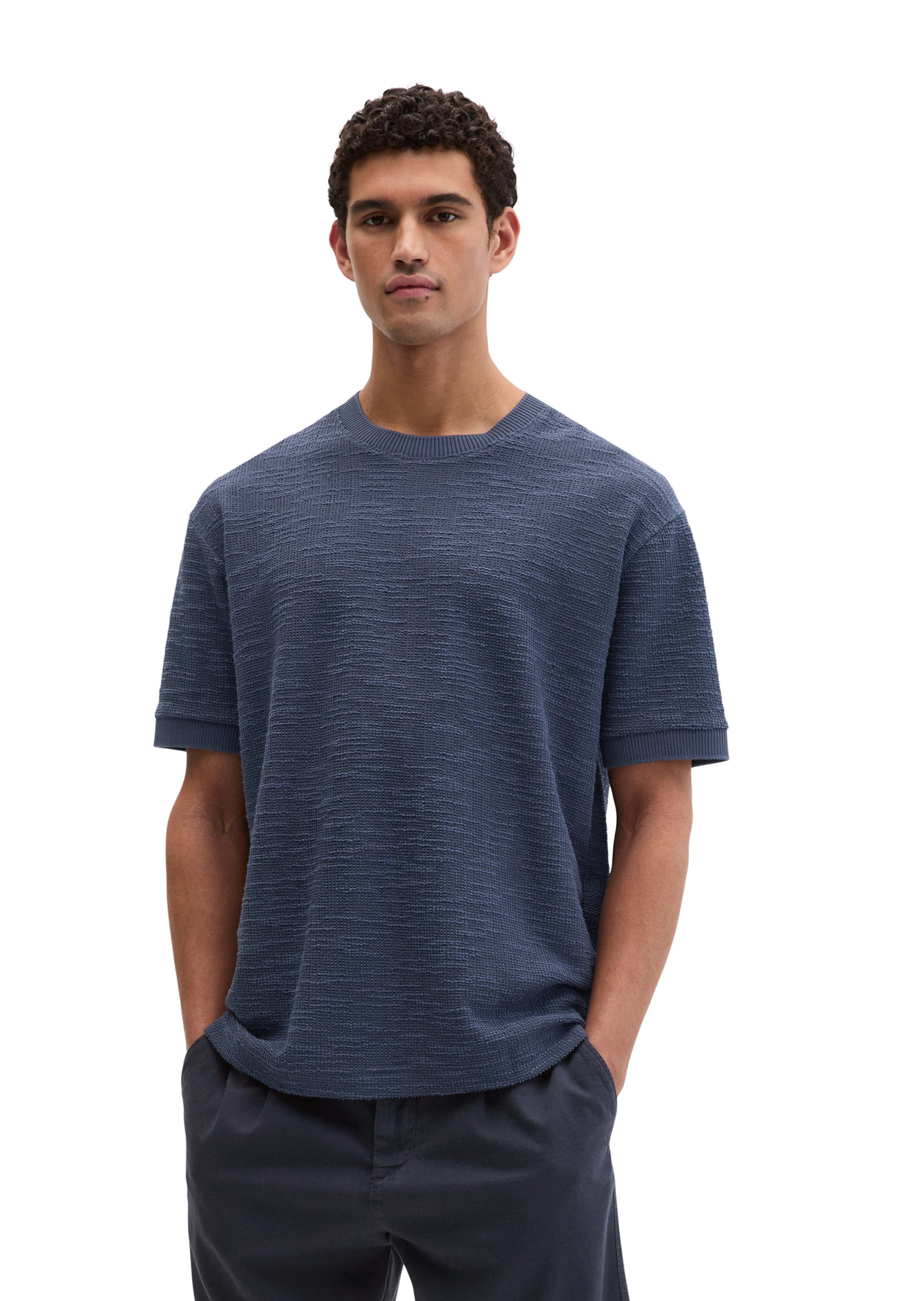 Marc O'Polo Shirt in Grey: front