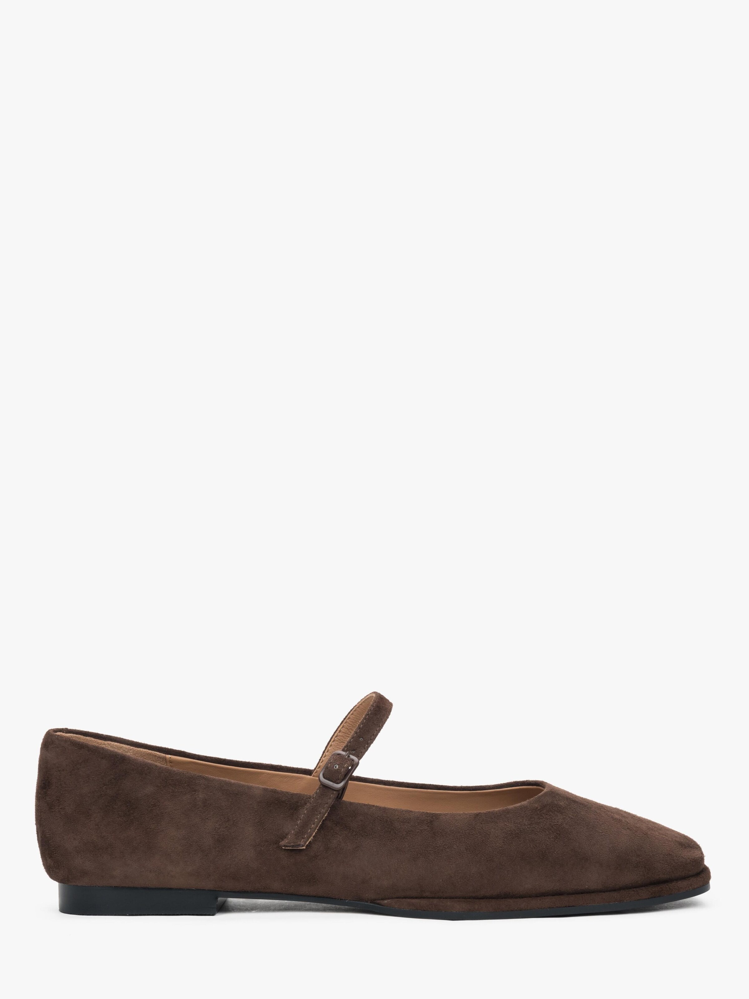 Estro Ballet Flats '101-15' in Brown