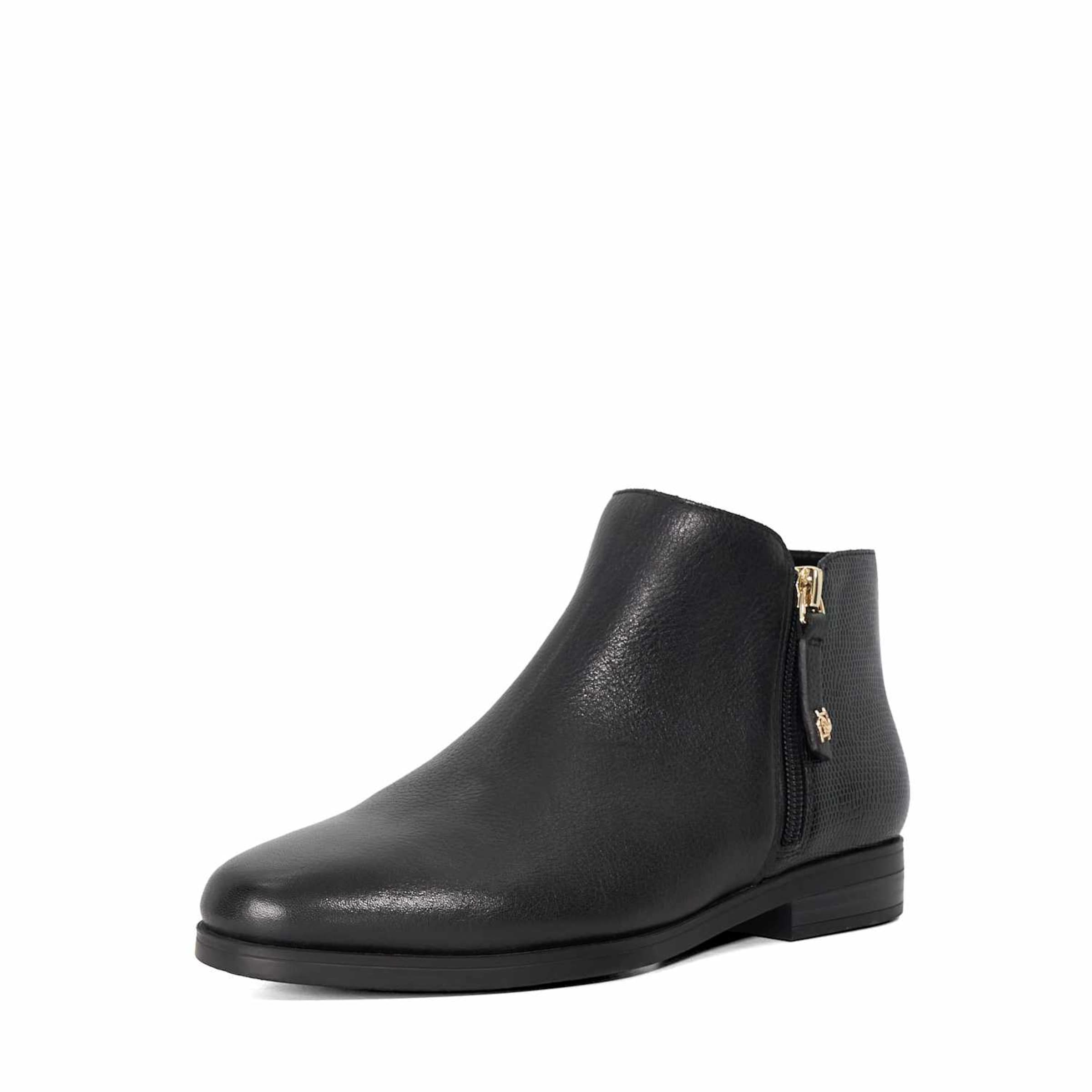 Bottines 'Poleyn' Dune LONDON en noir : devant
