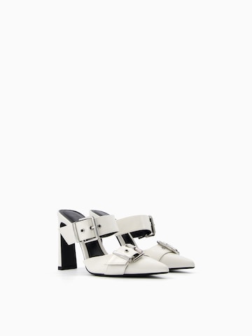 Bershka Mule in White